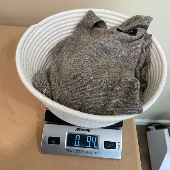 BANANA REPUBLIC Mens Gray Silk Linen Pullover Crewneck Sweater Size XL - Picture 8 of 9